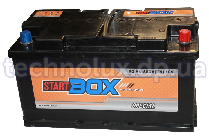 Аккумулятор  90 Ah-12v  StartBOX Special  (350x175x190;   справа), EN680
